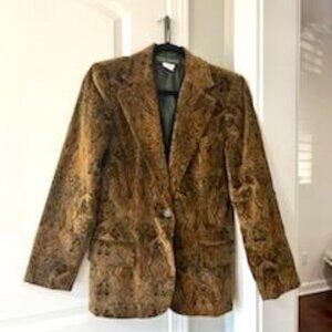 Vintage Harve Benard by Benard Haltzman, Blazer, Size 8, Paisley